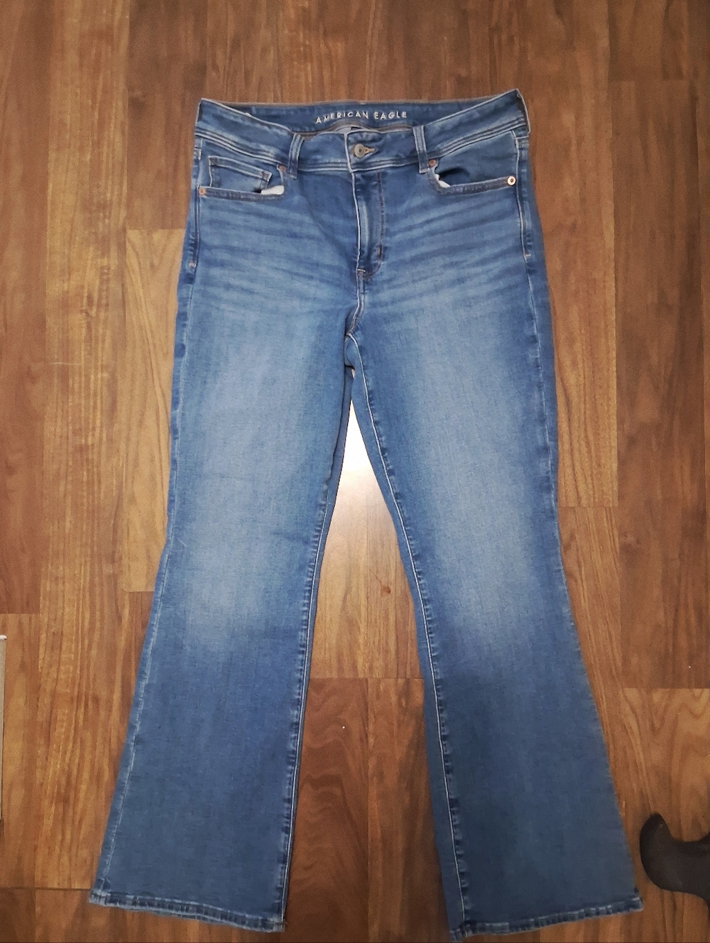 American Eagle Outfitters Women's Medium Blue Boot Cut Jeans